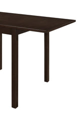 Kelso Rectangular Dining Table With Drop Leaf Cappuccino - Ella Furniture