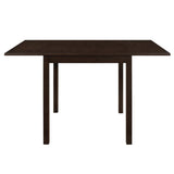 Kelso Rectangular Dining Table With Drop Leaf Cappuccino - Ella Furniture