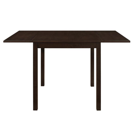 Kelso Rectangular Dining Table With Drop Leaf Cappuccino - Ella Furniture