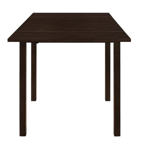 Kelso Rectangular Dining Table With Drop Leaf Cappuccino - Ella Furniture