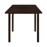 Kelso Cappuccino And Tan Rectangular Dining Room Set - Ella Furniture