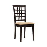 Kelso Cappuccino And Tan Rectangular Dining Room Set - Ella Furniture