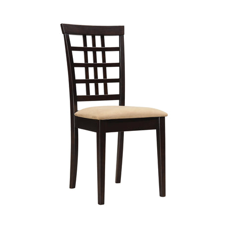 Kelso Cappuccino And Tan Rectangular Dining Room Set - Ella Furniture