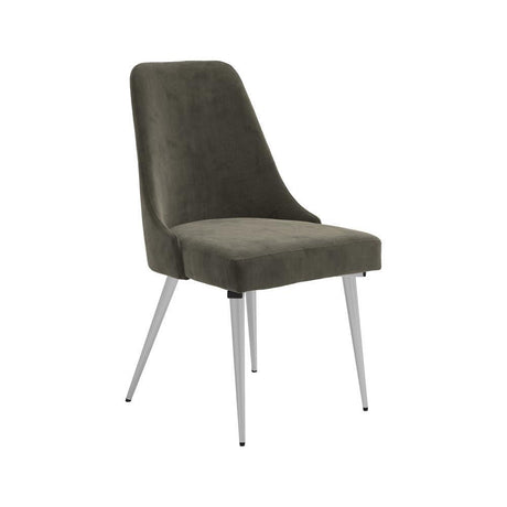 Cabianca Curved Back Side Chairs Grey (Set Of 2) - Ella Furniture