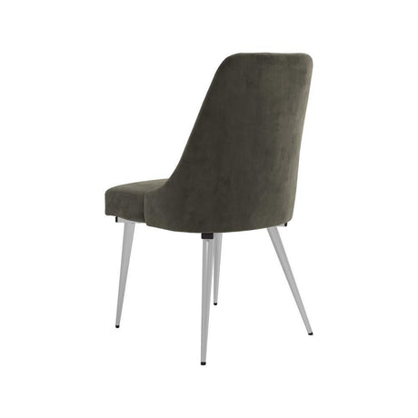 Cabianca Curved Back Side Chairs Grey (Set Of 2) - Ella Furniture