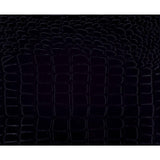 Allura Black Wood And Engineered Wood Faux Leather Upholstered Headboard Tufted Full Bed, LED - Ella Furniture