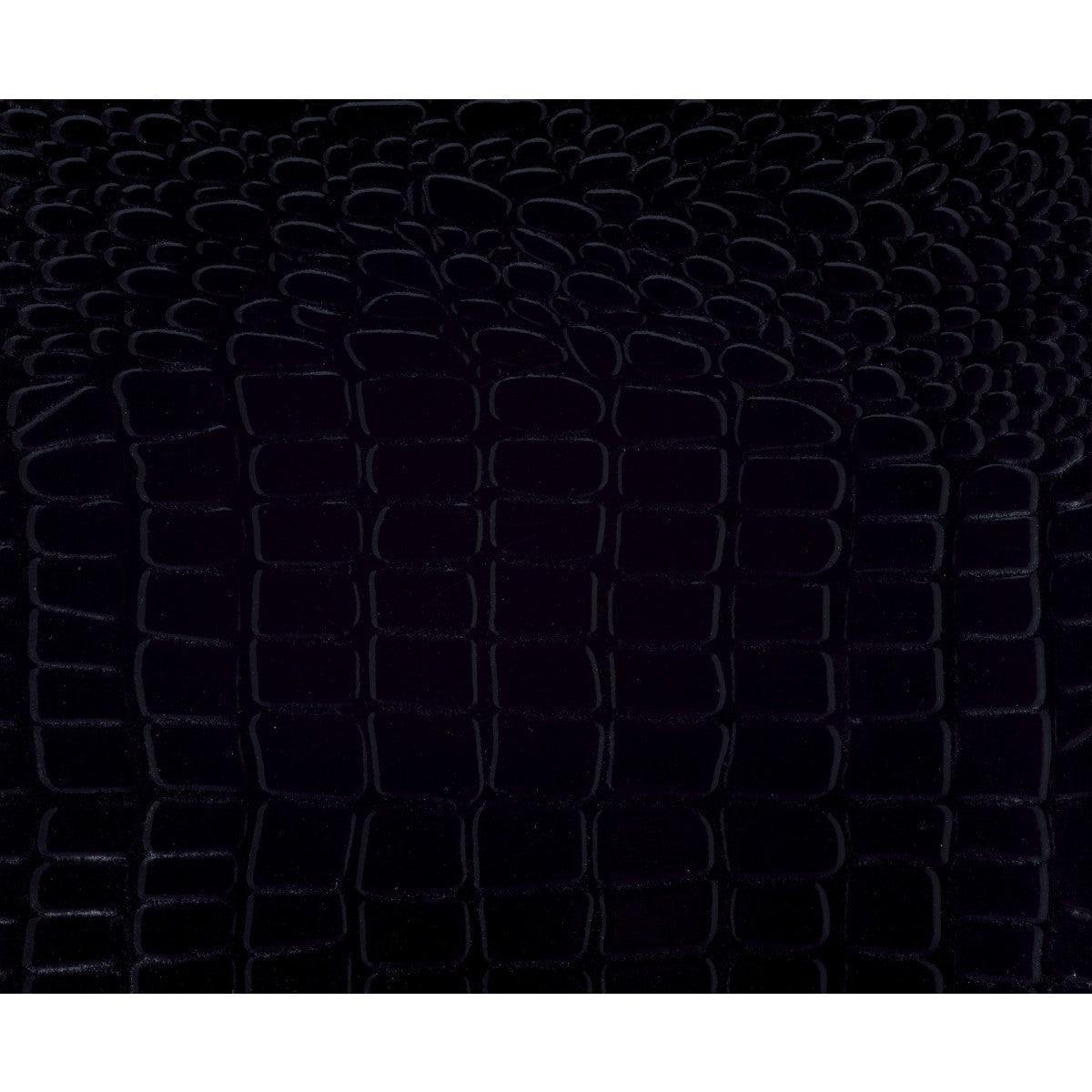 Allura Black Wood And Engineered Wood Youth Full Faux Leather Upholstered Tufted LED Panel Bed - Ella Furniture