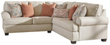 Amici Linen Chenille 2-Piece Sectional - Ella Furniture