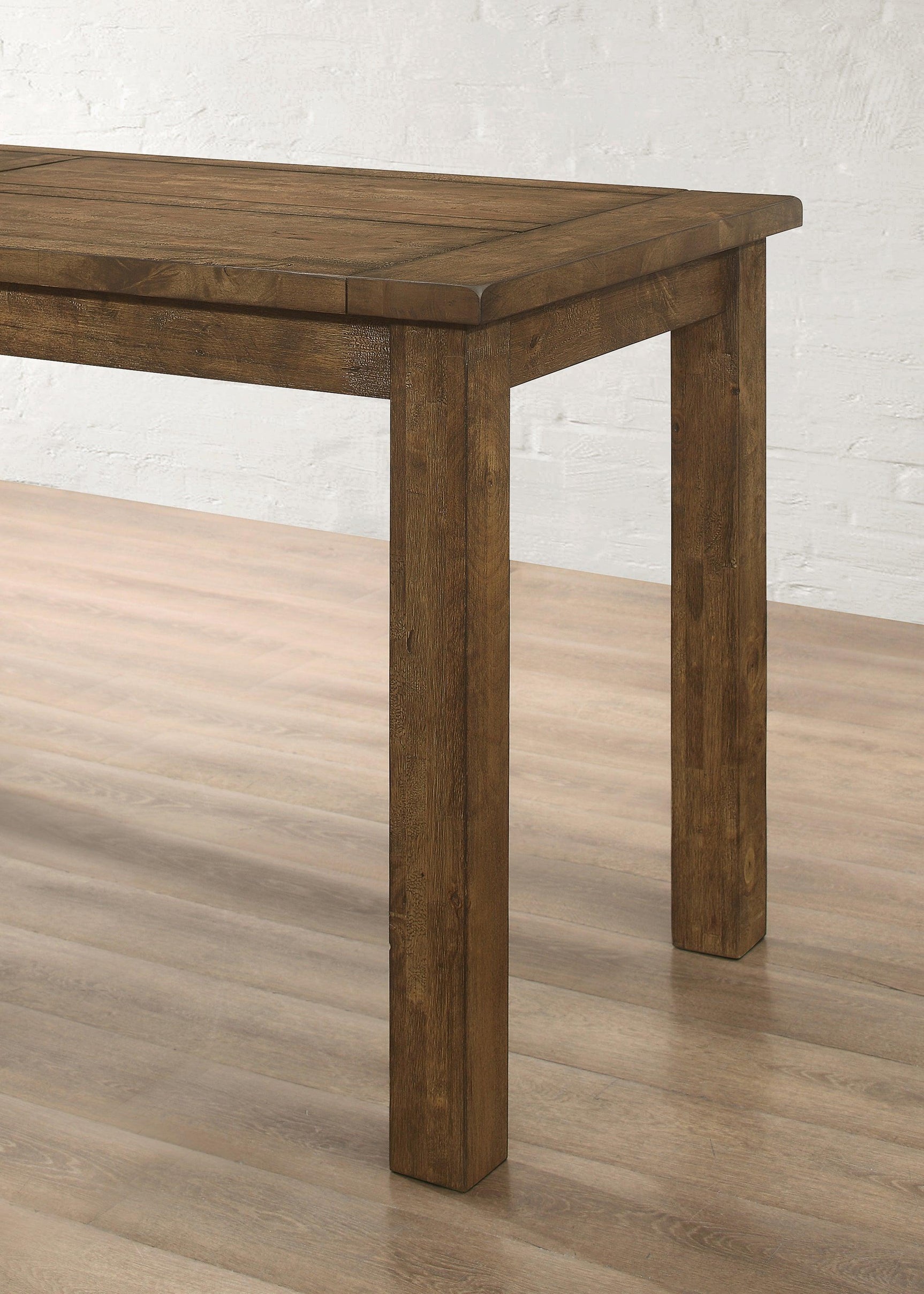 Coleman Rustic Golden Brown Rectangular Counter Height Set - Ella Furniture