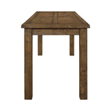 Coleman Rustic Golden Brown Rectangular Counter Height Set - Ella Furniture