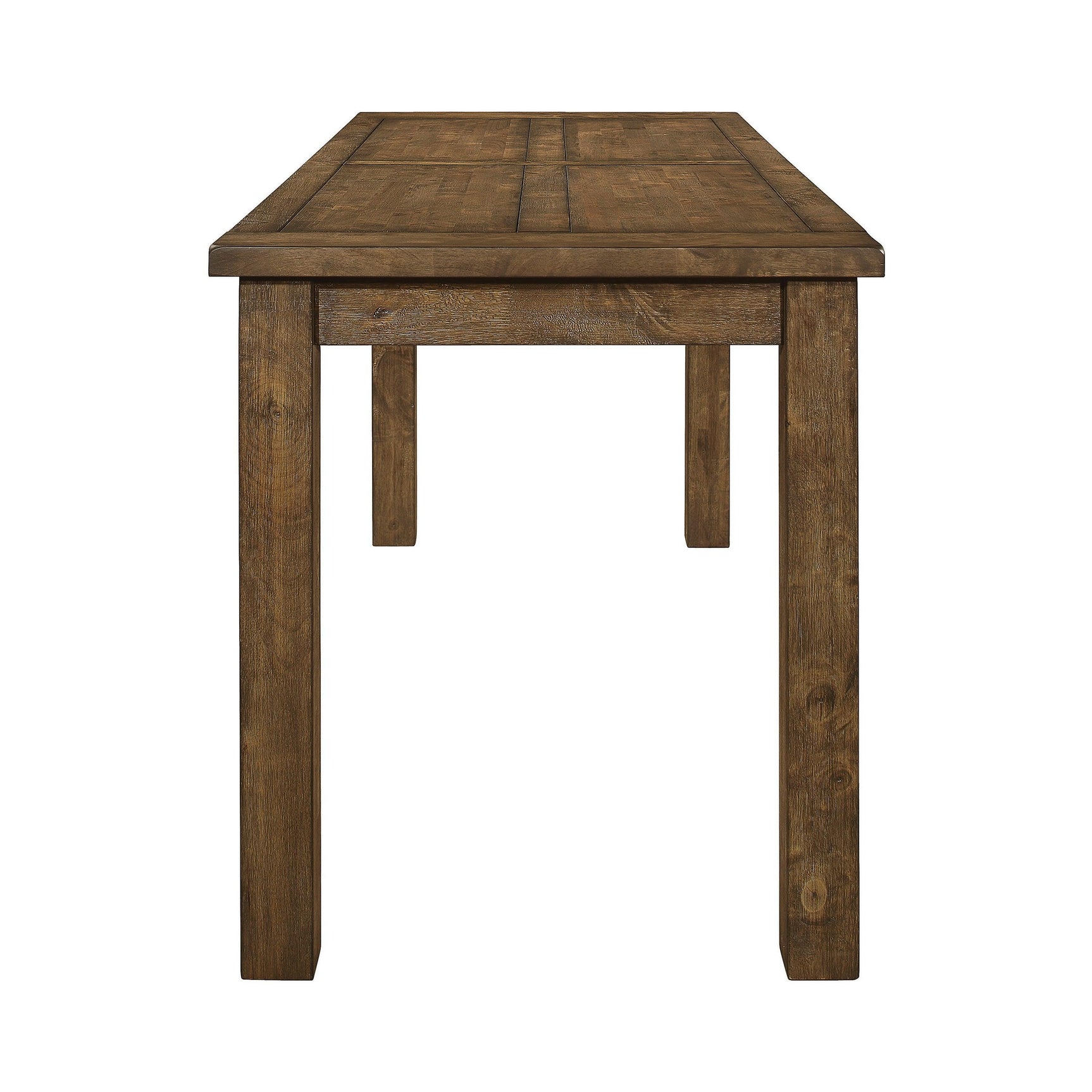 Coleman Rustic Golden Brown Rectangular Counter Height Set - Ella Furniture