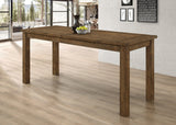 Coleman Rustic Golden Brown Rectangular Counter Height Set - Ella Furniture