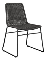 Aviano Base Gunmetal Circular Dining Room Set - Ella Furniture