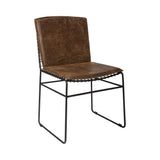 Sherman Bench Natural Acacia And Matte Black - Ella Furniture