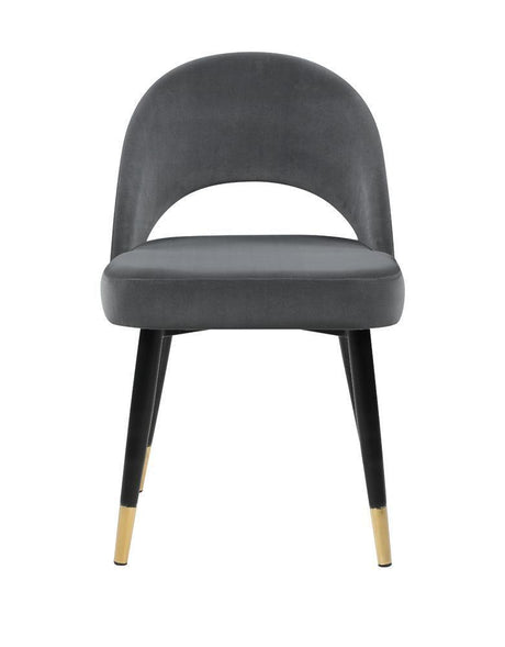 Lindsey Arched Back Upholstered Side Chairs Grey (Set Of 2) - Ella Furniture