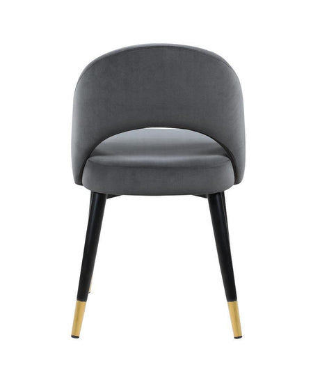 Lindsey Arched Back Upholstered Side Chairs Grey (Set Of 2) - Ella Furniture