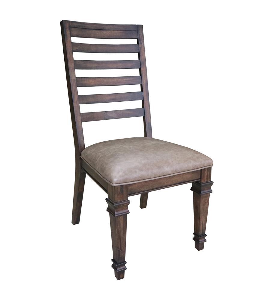 Avenue Ladder Back Side Chairs Brown (Set Of 2) - Ella Furniture