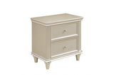Celandine Pearl Embossed Traditional Engineered Wood Faux Leather Upholstered Tufted Youth Bedroom Set - Ella Furniture