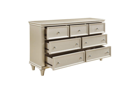 Celandine Pearl Embossed Traditional Engineered Wood Faux Leather Upholstered Tufted Youth Bedroom Set - Ella Furniture