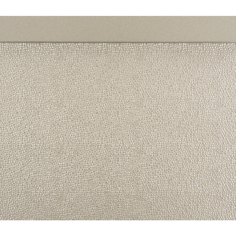 Celandine Off-white Contemporary Solid Wood Button-tufted Faux Leather Upholstered Panel Queen Bed - Ella Furniture