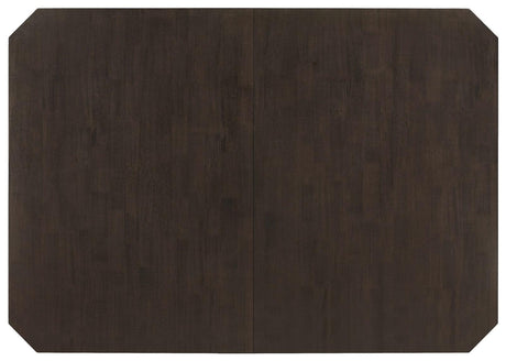Prentiss Extendable Rectangular Counter Height Table With Butterfly Leaf Cappuccino - Ella Furniture