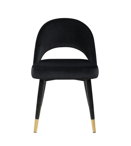 Lindsey Arched Back Upholstered Side Chairs Black (Set Of 2) - Ella Furniture