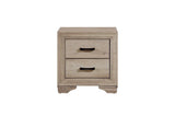 Lonan Rustic Melamine Laminate Modern Contemporary Solid Pine Wood Panel Bedroom Set - Ella Furniture