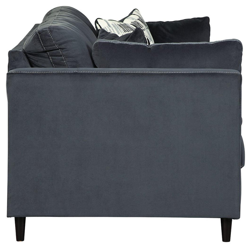 Kennewick Shadow Velvet Sofa - Ella Furniture