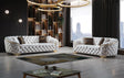 Scarlett Ivory Velvet Sofa & Loveseat - Ella Furniture