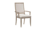 Mckewen Gray Modern Contemporary Solid Wood Fabric Upholstery Seat Rectangular Dining Room Set - Ella Furniture