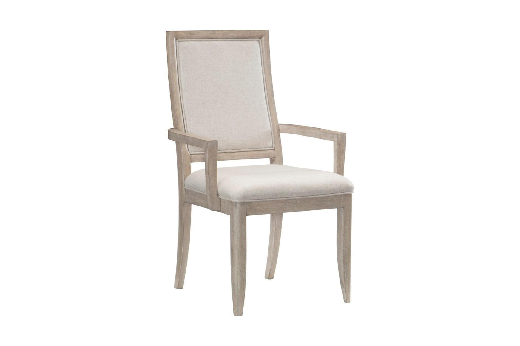 Mckewen Gray Modern Contemporary Solid Wood Fabric Upholstery Seat Rectangular Dining Room Set - Ella Furniture