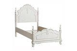 Cinderella Antique White Modern Traditional Solid Wood Youth Panel Bedroom Set - Ella Furniture