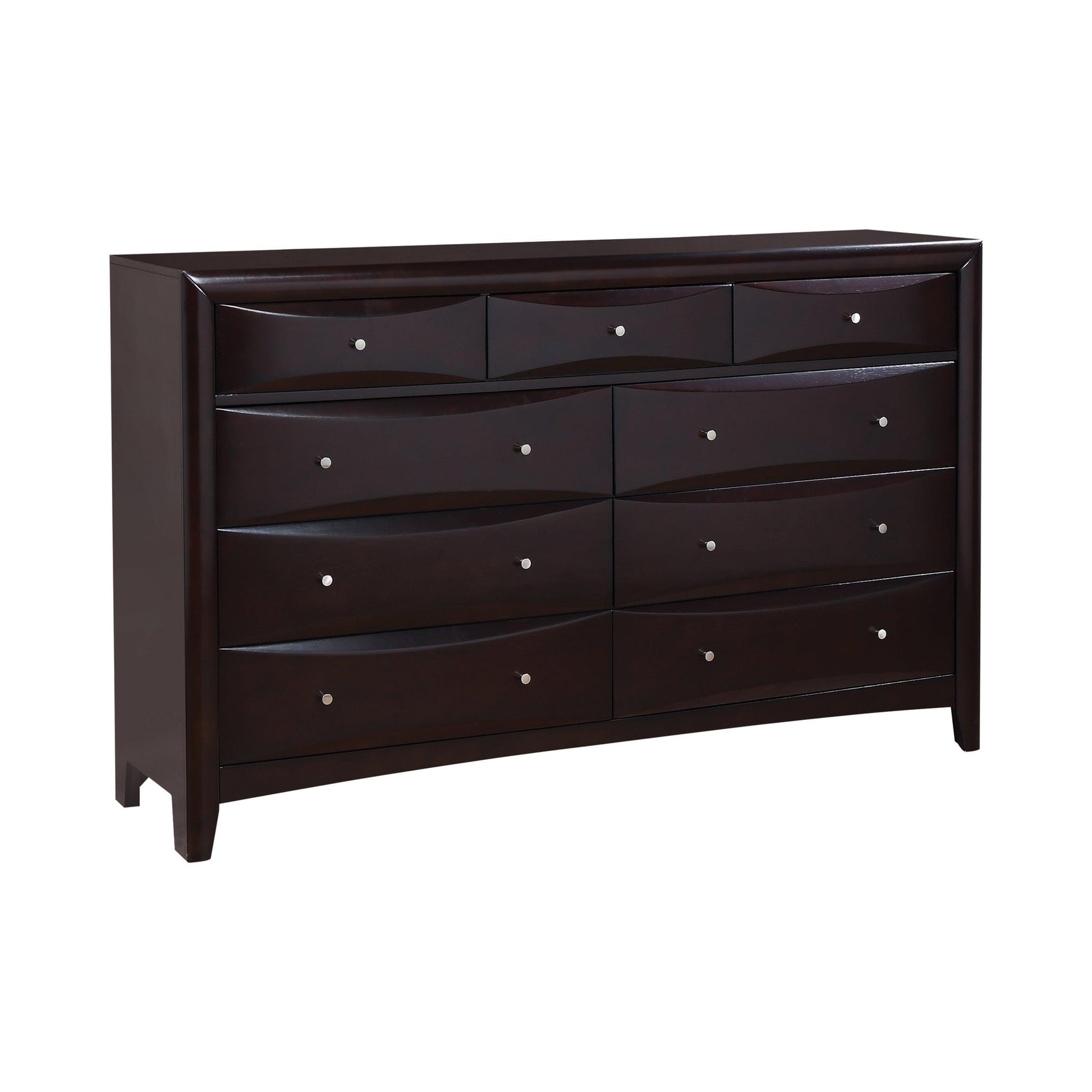 Phoenix 6-Drawer Chest Deep Cappuccino - Ella Furniture