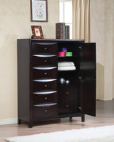 Phoenix Hutch With Shelves Cappuccino - Ella Furniture