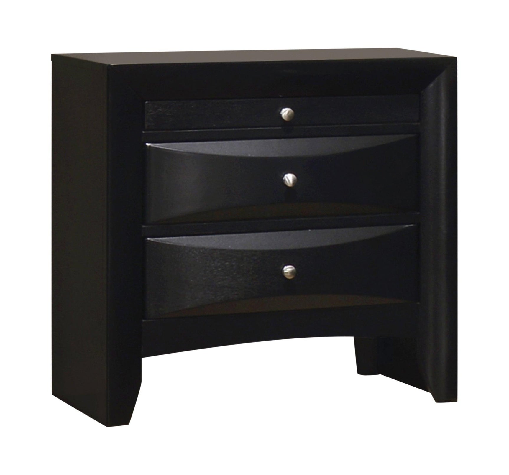 Briana Rectangle Dresser Mirror Black - Ella Furniture