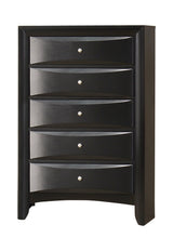 Briana Rectangle Dresser Mirror Black - Ella Furniture
