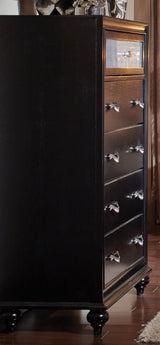 Barzini 7-Drawer Rectangular Dresser Black - Ella Furniture