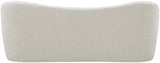 Flair Cream Boucle Fabric Bench - Ella Furniture