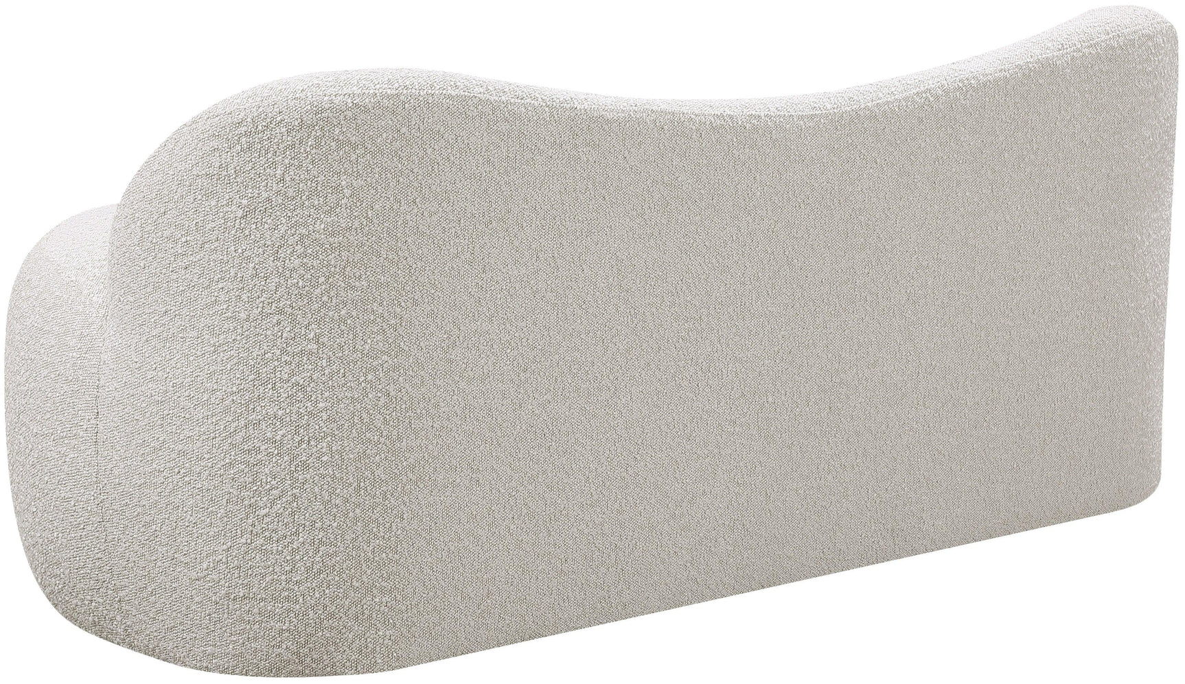 Flair Cream Boucle Fabric Bench - Ella Furniture