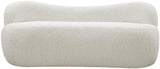 Flair Cream Boucle Fabric Bench - Ella Furniture