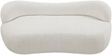 Flair Cream Boucle Fabric Bench - Ella Furniture