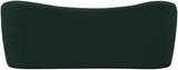 Flair Green Boucle Fabric Bench - Ella Furniture