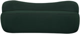 Flair Green Boucle Fabric Bench - Ella Furniture