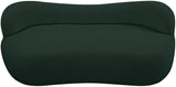 Flair Green Boucle Fabric Bench - Ella Furniture