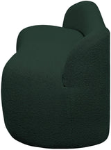 Flair Green Boucle Fabric Bench - Ella Furniture