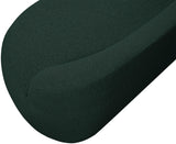 Flair Green Boucle Fabric Bench - Ella Furniture
