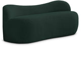Flair Green Boucle Fabric Bench - Ella Furniture