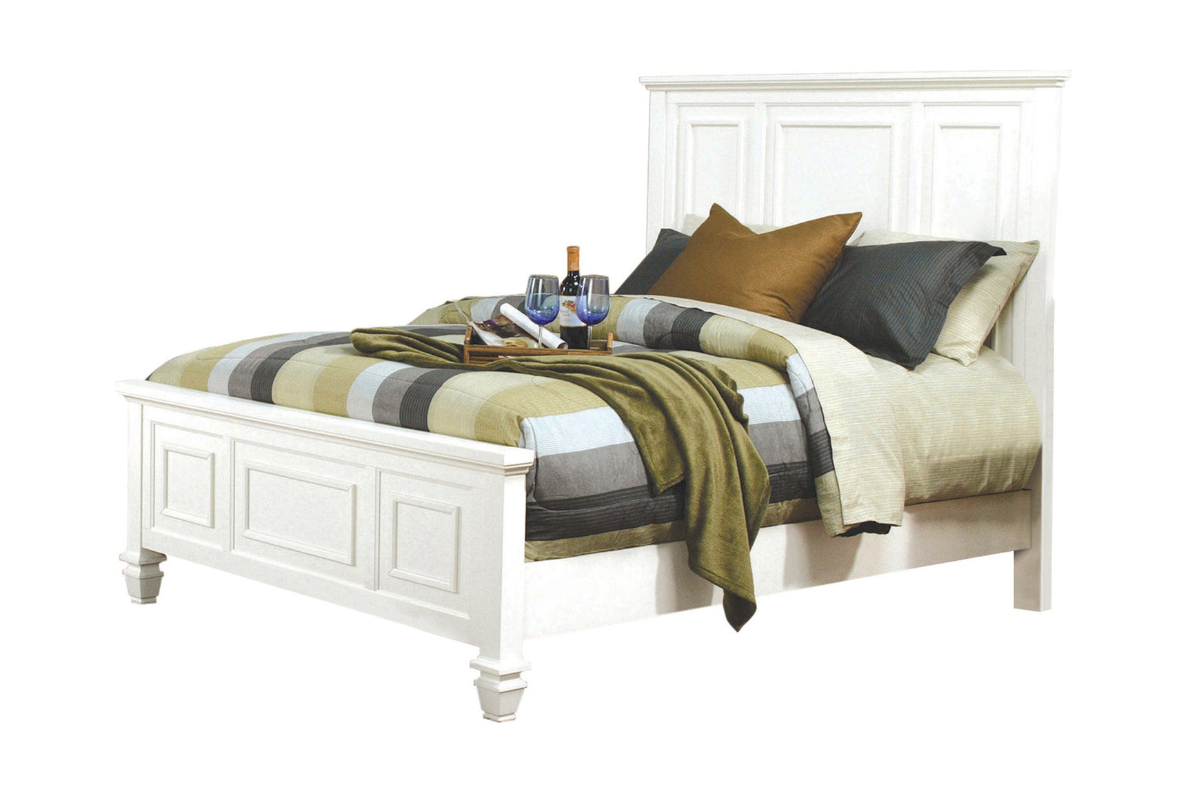 Sandy Beach Rectangular Mirror White - Ella Furniture