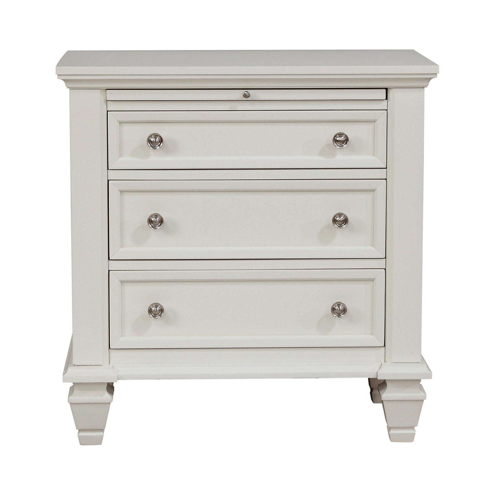 Sandy Beach Rectangular Mirror White - Ella Furniture