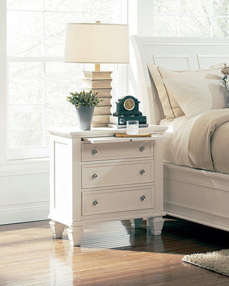 Sandy Beach Rectangular Mirror White - Ella Furniture
